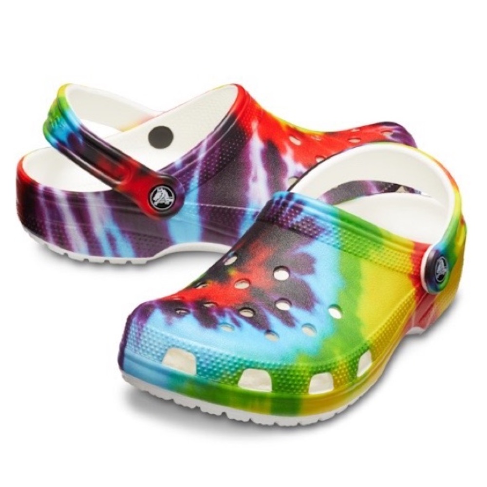 >>>SOLD<<< Crocs Unisex-Adult Classic Tie Dye Graphic Size 7 for Men 9 for Women